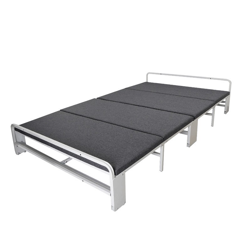 Custom metal folding bed with storage mobile multipurpose modern office lunch break folding bed