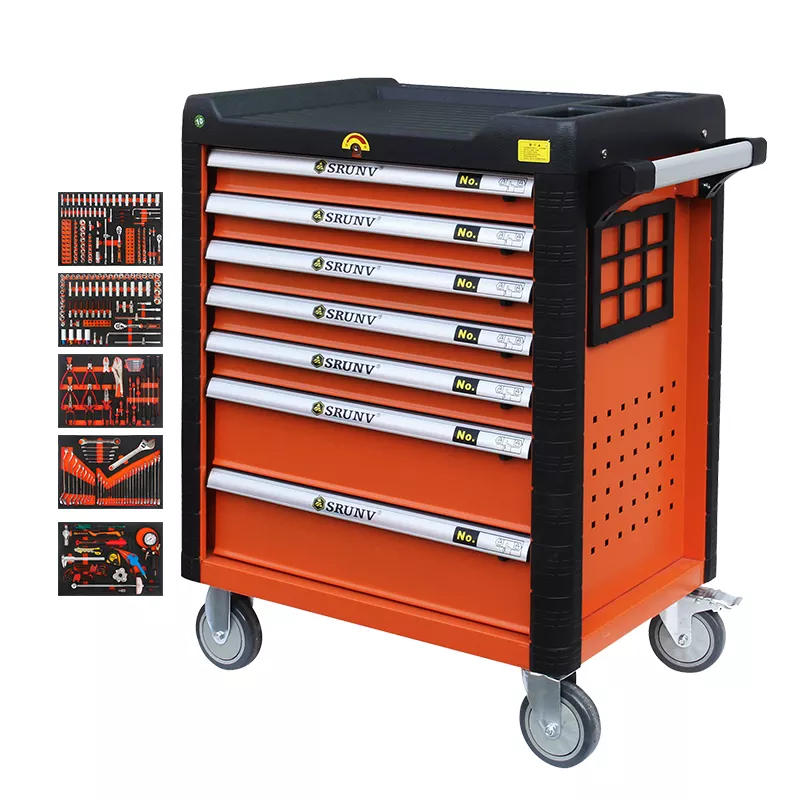 UNI Workshop Professional Heavy Duty Mechanical Storage Garage Metal 7 Drawer Steel Roller Tool Cabinet