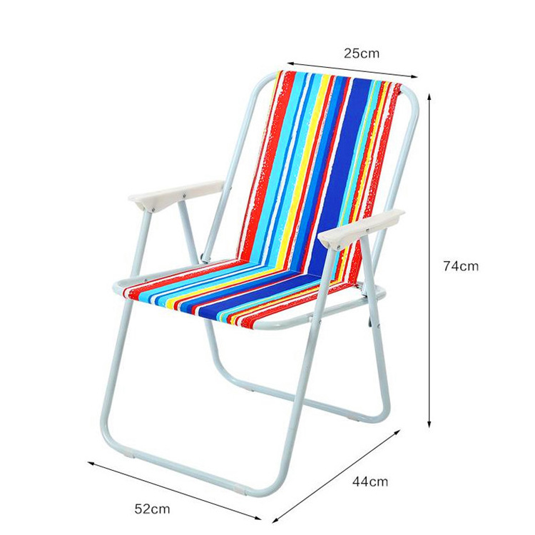 colorful small portable folding beach chair camping chair outdoor moon chair