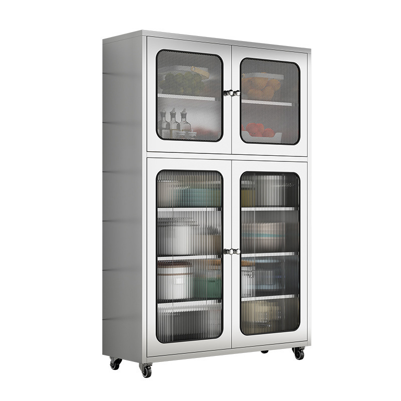 Stainless steel cabinet household dining locker multifunctional storage cabinet