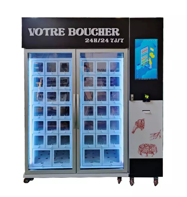 Manufacturers selling 24 unmanned self-service freezer vending machine