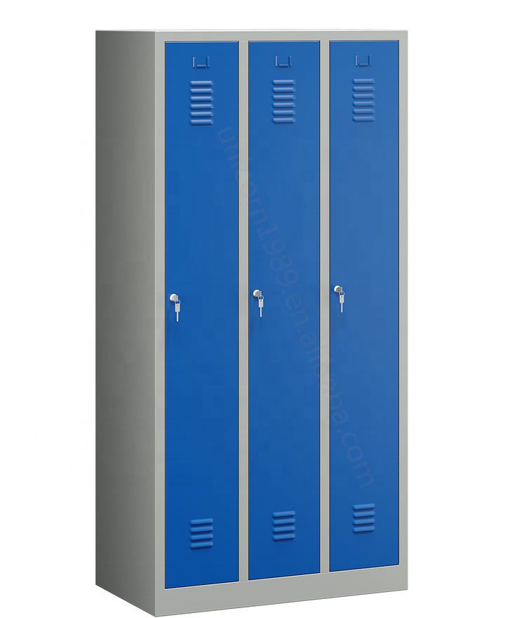 Office and School Locker Organizer Metal Storage Locker Cabinet for Workers Students and Home (White)