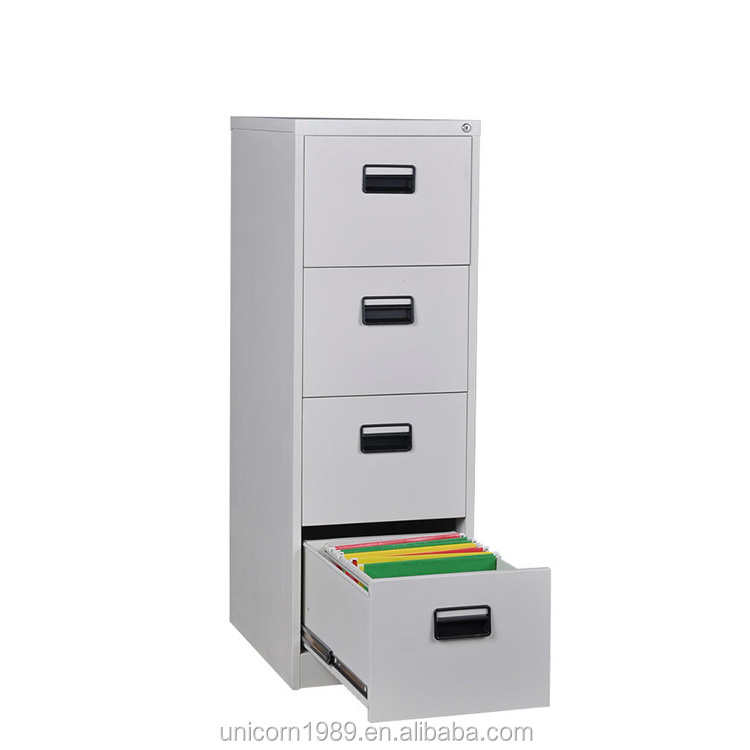 Office furniture vertical godrej 4 drawer steel filing storage cabinet, used metal file cabinets for sale