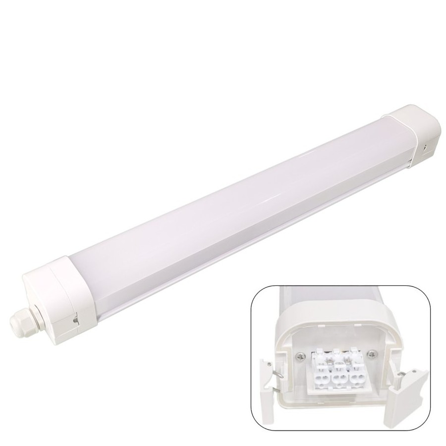 Stock in Europe Led Tri-proof Light 1.2 1.5m 5ft Ip65 Led Linear Light replace T5 Water Proof Fluorescent Lighting Fixture