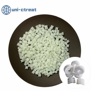 uni-creation PA66 gear wheel PA66 gf30 Newest Design Top Quality Polyamide White Resin nylon 66 Gf30/gf35/gf40