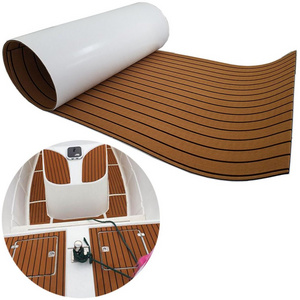 Economical Marine Flooring Double Layer Boat Deck Foam Faux Embossed Sea Deck Boat Flooring