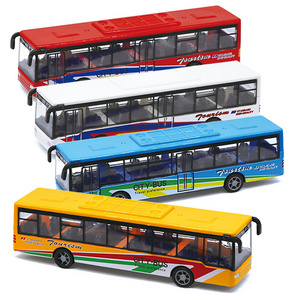 Customized 1:50 alloy  model toys diecast car pull back bus for Toddler