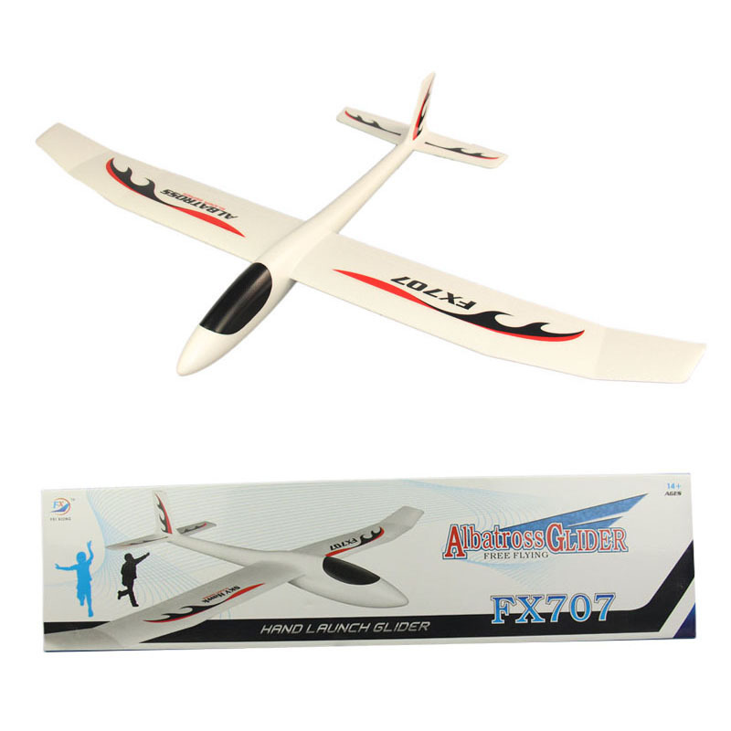 New 3D EPP Airplane Toys 120cm Hand Throwing Foam Plane 2 Flight Mode Glider Plane Flying Toy for Kids