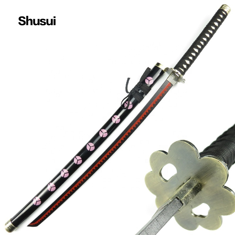 Katana Toy Craft Espada Tomioka Akamaru Ninja Costume Sale One Piece Roronoa Zoro Wooden Shusui Japan Cosplay Sword