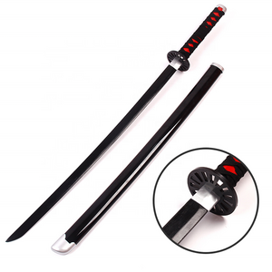 1:1 Kimetsu No Yaiba Sword Demon Slayer Agatsuma Zenitsu Cosplay Tomioka Yoshio Anime Ninja Knife Wood 104Cm Weapon Prop