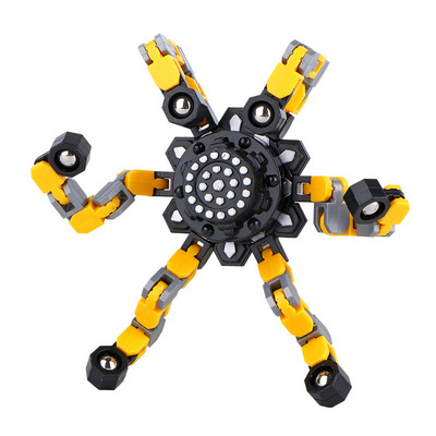 Diy Transformable Chain Mechanical Spiral Twister Fingertip Gyro Hand Spinner Funny Sensory Fidget Spinners Toys