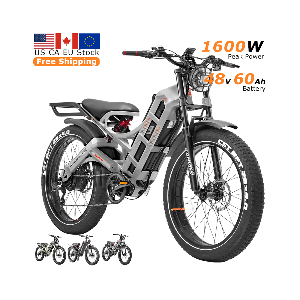 Eahora Romeo Pro 1600W elektric hub dirt 2024 bicicleta cycle futuristic men european warehouse rower fat tire electric bike