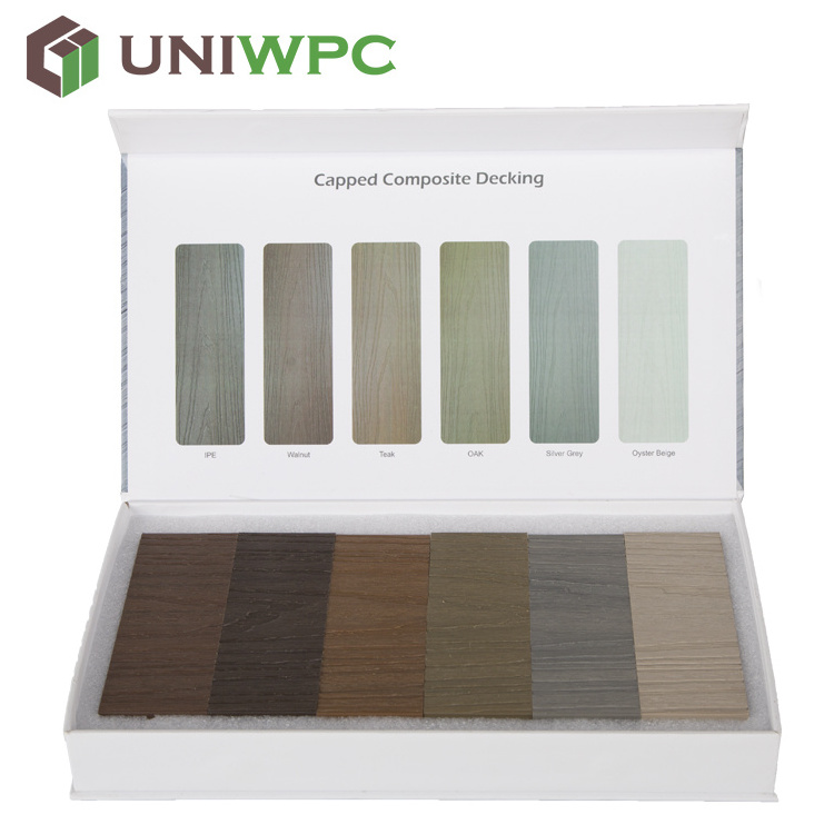 Premium Quality Manufacturer Water-Resistant Co-Extrusion Composite Decking Outdoor Emboss Pattern Wpc  Decking Boards Outdoor