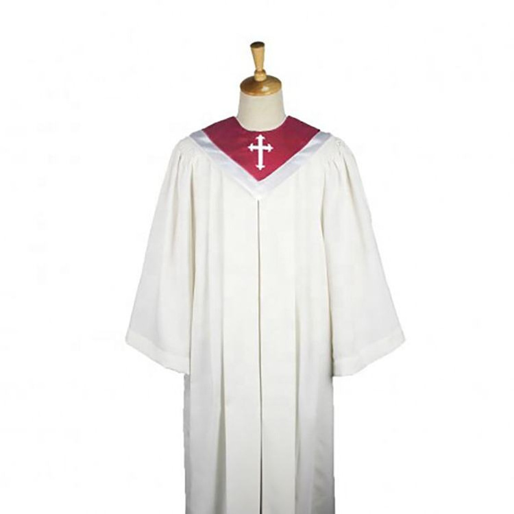 Wholesale Church Choir Dress Woman Singing Clothes Long Sleeve Free Choir Robes