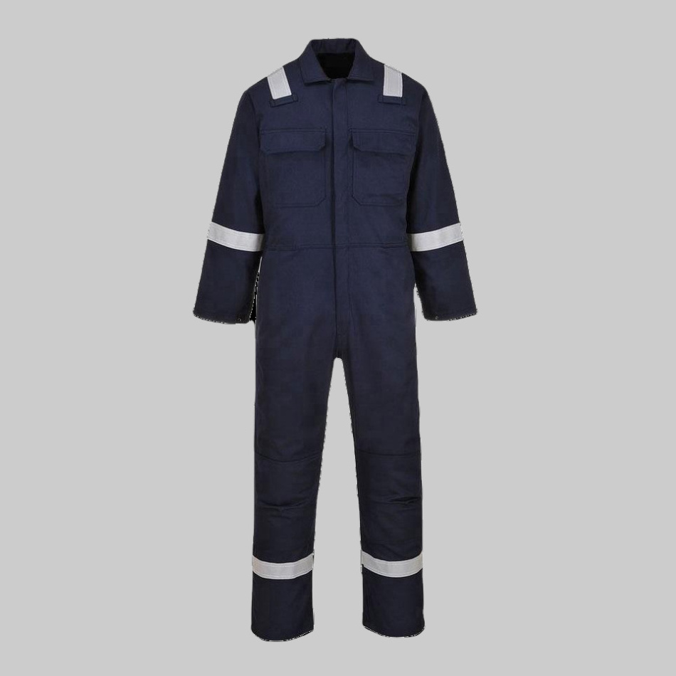 Wholesale Light Weight Cotton Work Coverall NFPA 2112 Fire Retardant Clothes Frc Clothing