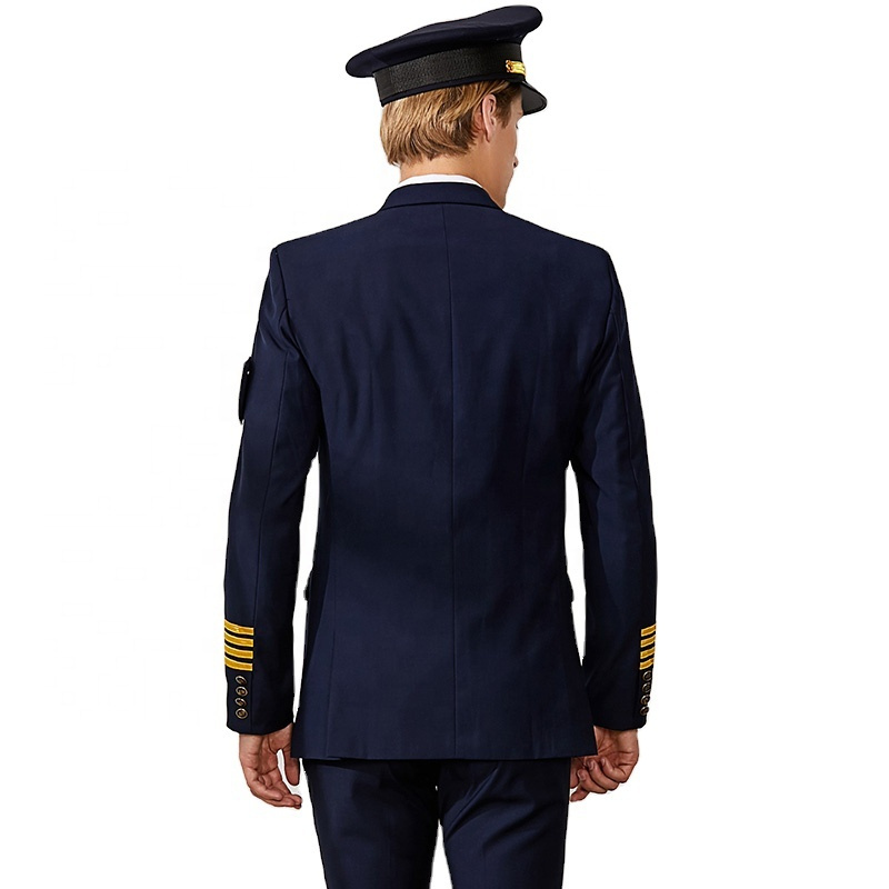 Airline Pilot Uniform Aviation Uniform Suit Pilot Uniform For Captain