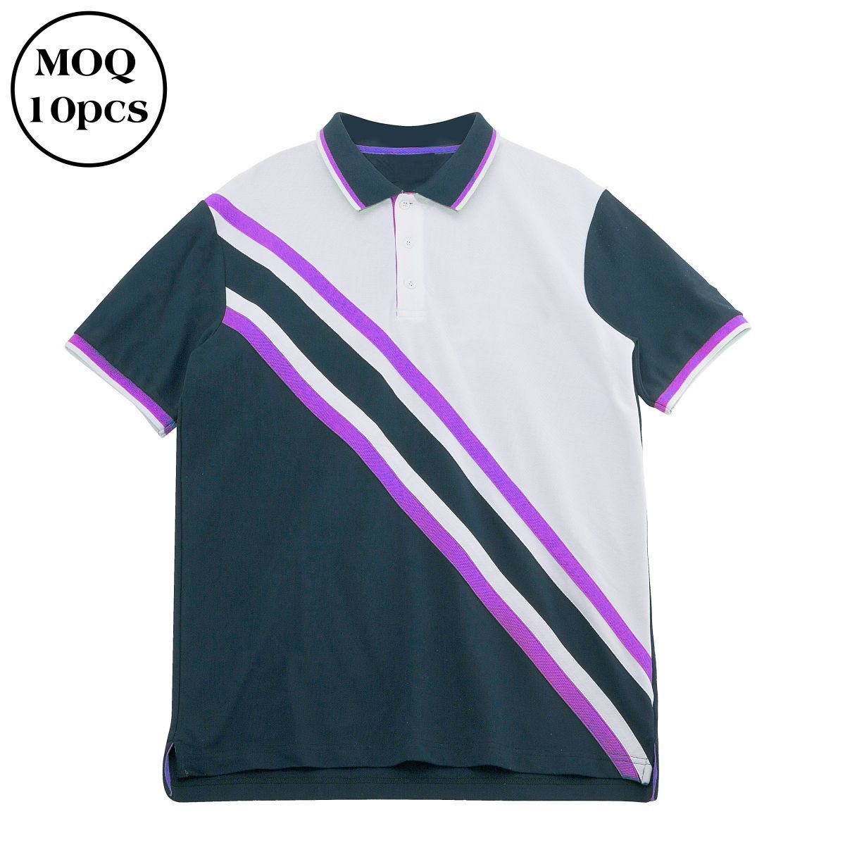 High quality sublimation polo shirts custom Uniform Polo Men Business Shirts In-Stock Items Stand Collar Casual Polo Shirt