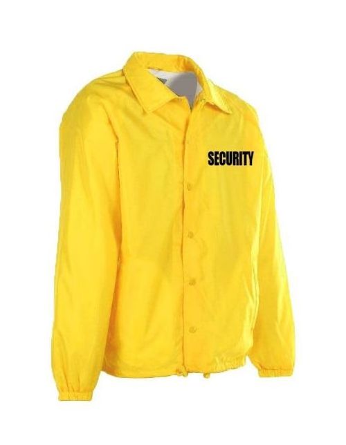 Custom Waterproof Windbreaker Jackets Security Guard Uniform Winter Jacket For Men Women