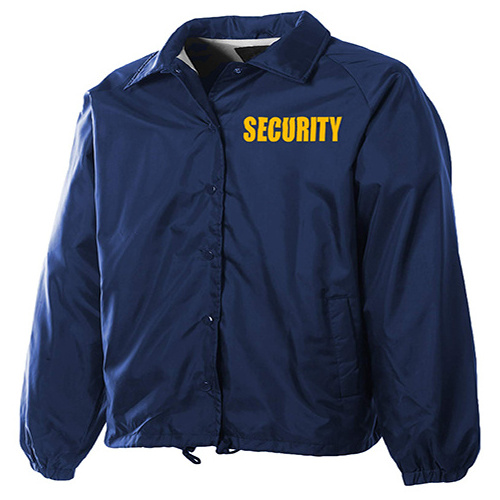 Custom Waterproof Windbreaker Jackets Security Guard Uniform Winter Jacket For Men Women