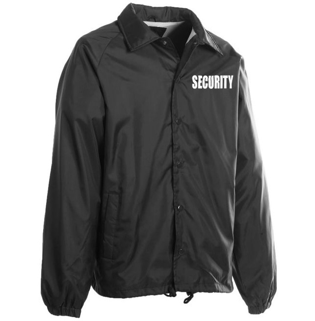 Custom Waterproof Windbreaker Jackets Security Guard Uniform Winter Jacket For Men Women