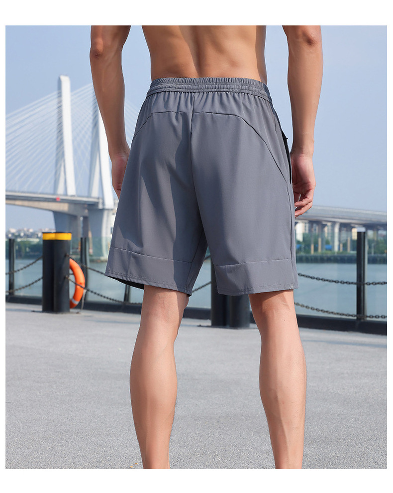 Custom Mens Sport Pants Breathable Quick Dry Cool Summer 3/4 Running Basketball Casual loose Shorts