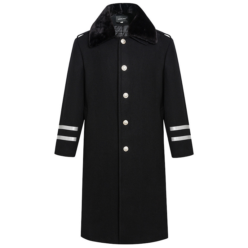 FREE DESIGN High Quality Custom Hotel Uniform Woolen Overcoat for Men and Women