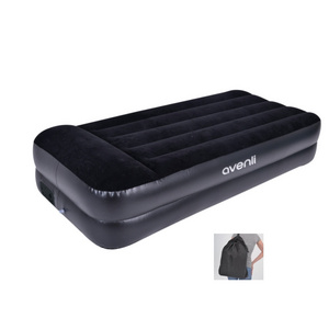 Hot Selling Twin Size Easy Carry Folding Single People Inflatable Sleeping Bed Air Mattress With Built in Pump