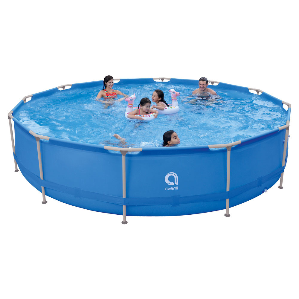 Frame Round Pool Set Blue  450cmX90cm Inflatable swimming pool outdoor above ground pool