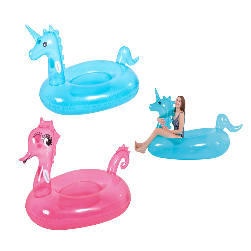 Manufacturers direct sale PVC inflatable rider Sea Horse Pool Float