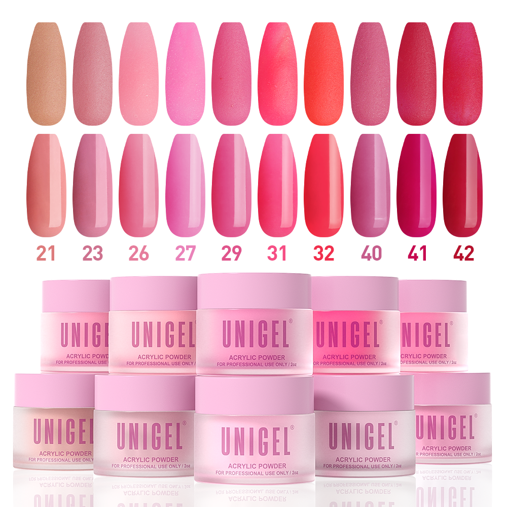 Unigel 2oz/56G Dipping Powder Factory Supply Private Label Crystal Nude Super Fast Dry For Nail 2 in 1 Acrylic Powder