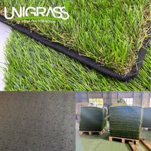 UNI  20mm 30mm Pet turf artificial grass with Sidebar