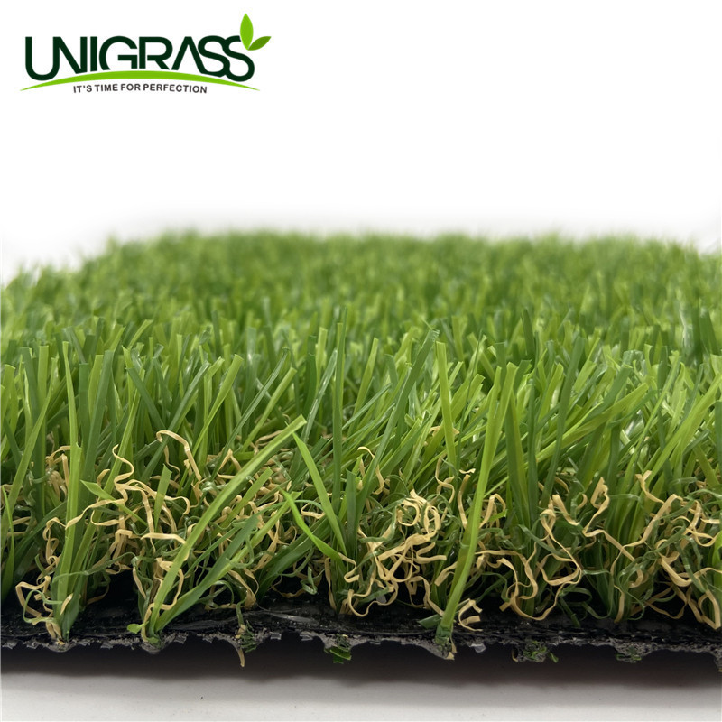 UNI 4Tone color landscaping Grass for Rooftops and balconies Good quality cesped artificial