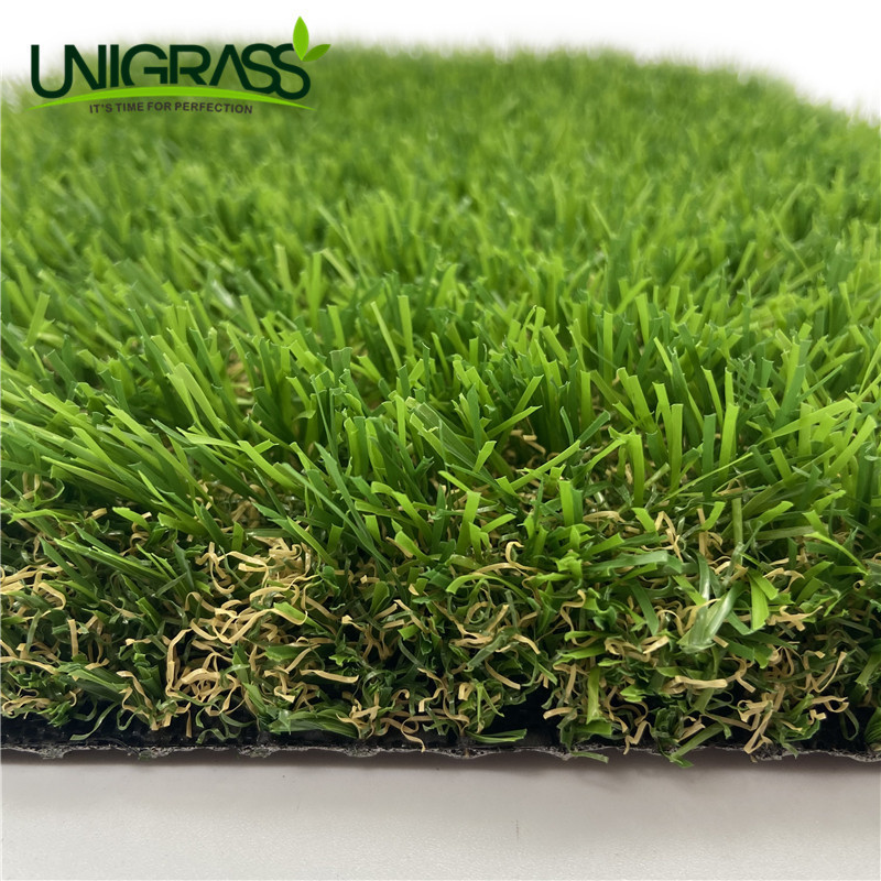 UNI 4Tone color landscaping Grass for Rooftops and balconies Good quality cesped artificial