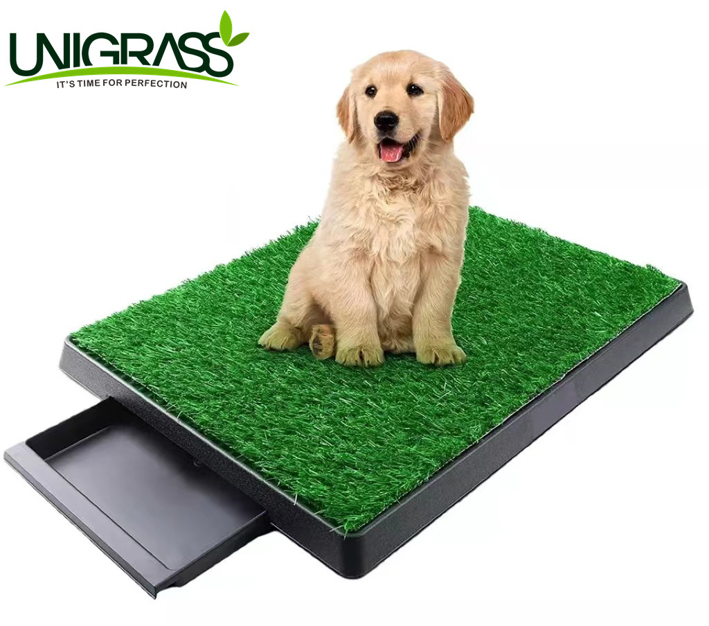 UNI  dog pee grass pad puppy toilet replacement artificial grass for dog