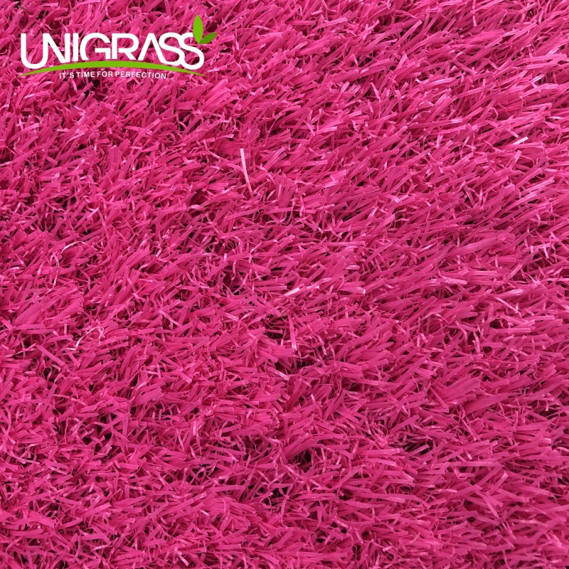 UNI PINK ORANGE PURPLE RED BLUE YELLOW colorful artificial grass Synthetic grass 25mm