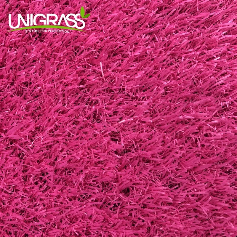 Uni Factory Wholesale Green Red Blue Black Yellow Purple Grass School Playground Artificial Grass