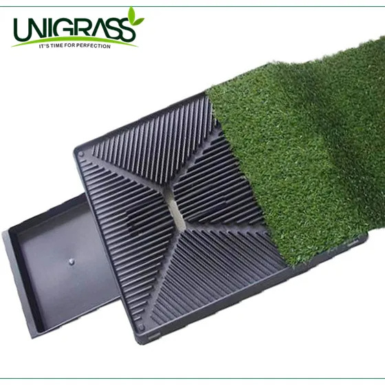 Uni Artifical Grass Pet  Free Samples Pet Grass Artificial Grass Green Color For Home Gardens