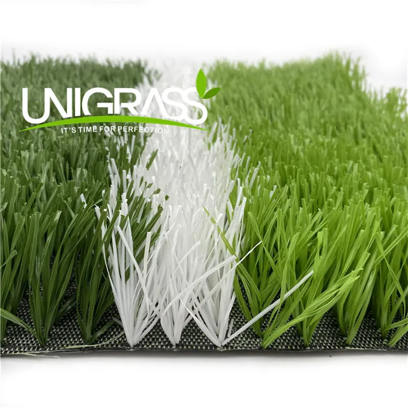 Uni Custom High Quality Artificial Grass Football Outdoor Football Grass Uv Protection Best Synthetic Grass