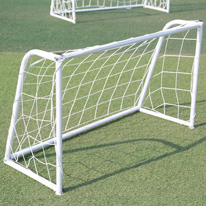 7.32*2.44*2 Steel Football Goal Posts Portable Soccer Goal with Football Nets for Children