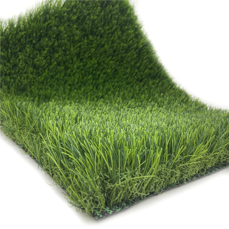 UNI Free Samples Three-tone color and natural looking green Artificial Grass for family gardens and terraces