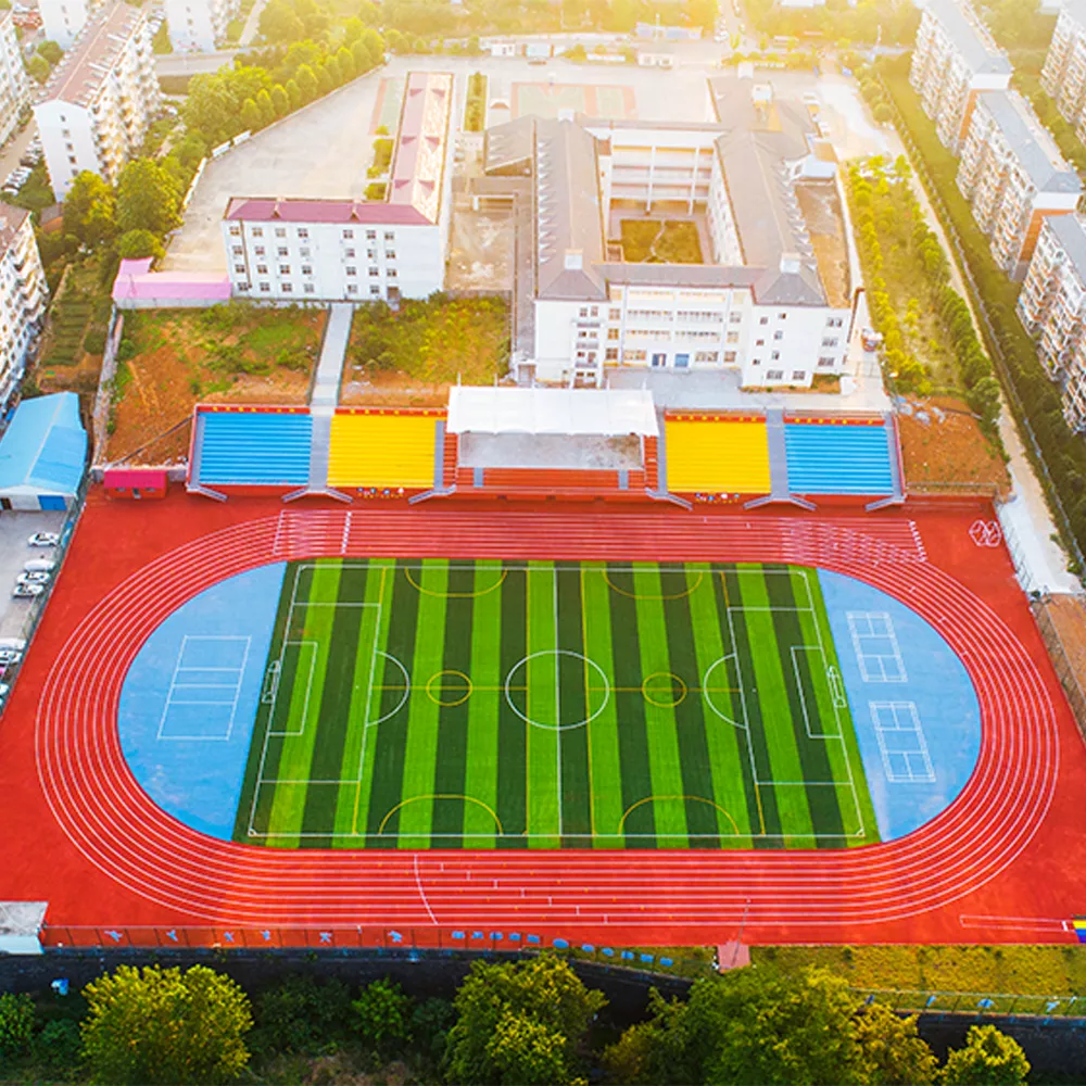 Unigrass High Flexibility Prefabricated Running Track Tartan Flooring Surface Athletic Track tartan running tracking