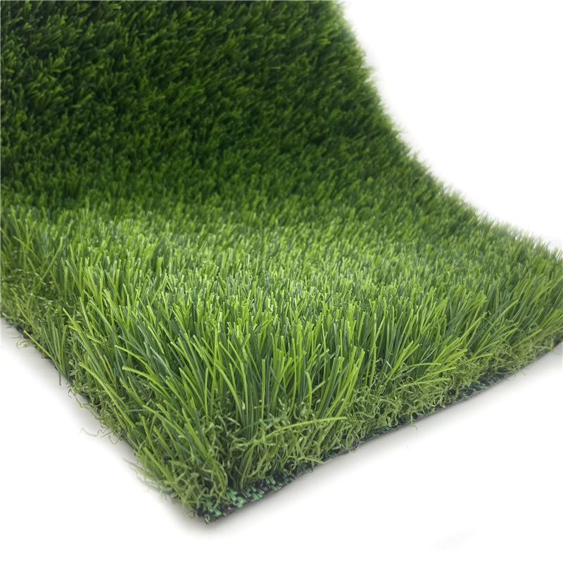 UNI Free Samples Three-tone color and natural looking green Artificial Grass for family gardens and terraces