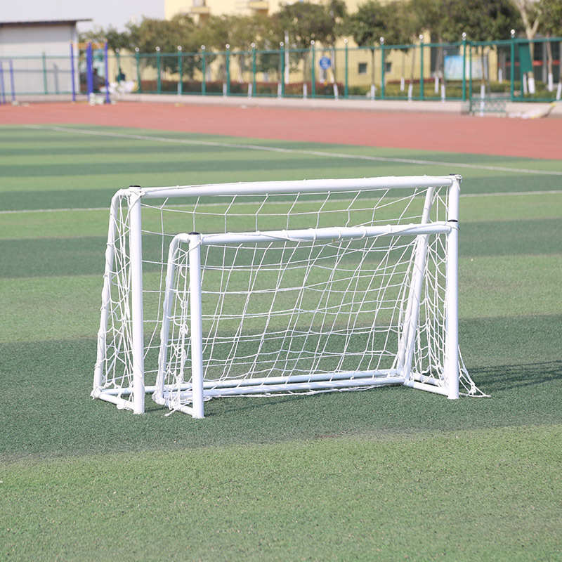 7.32*2.44*2 Steel Football Goal Posts Portable Soccer Goal with Football Nets for Children