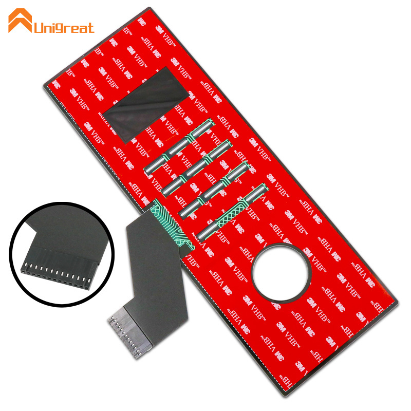 China Factory Price Smart Home Customized High Quality PMMA Capacitive Touch Button Keypad Membrane Switch