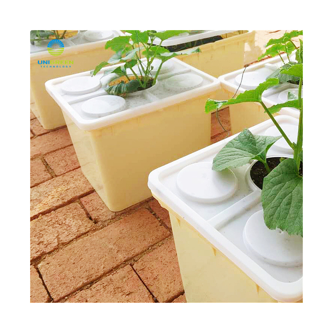 Garden Farming Irrigation Planting Dots Vertical Hydroponic Container Greenhouse Gallon Hydroponic Dutch Buckets System