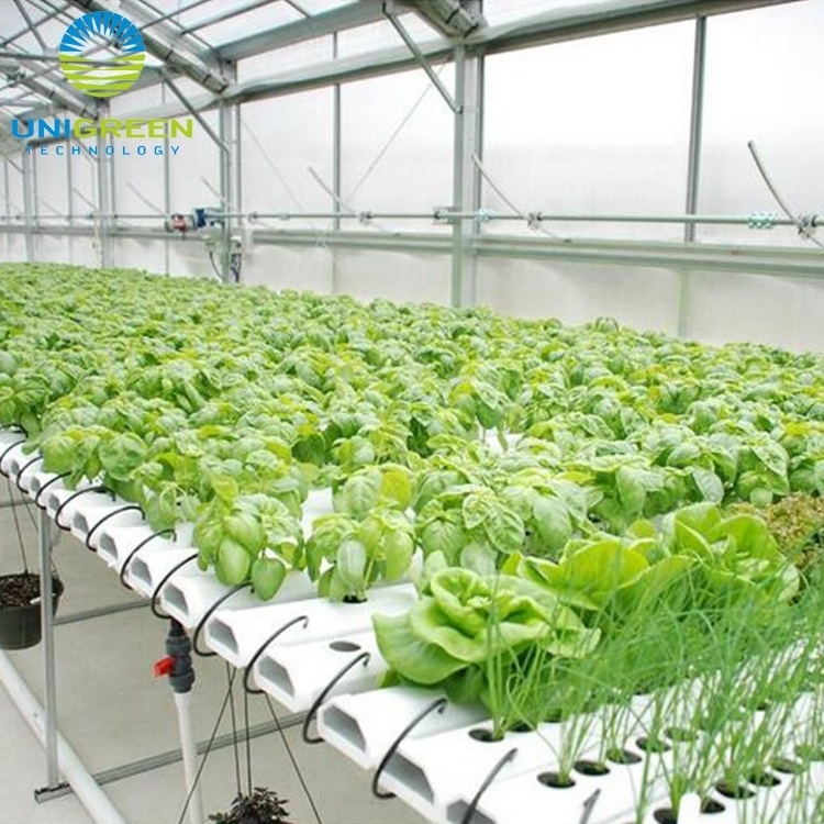 Hydroponics Customized Length Gully Food Grade PVC Pipe NFT Channel Soilless Hydroponic Growing System NFT Pipes