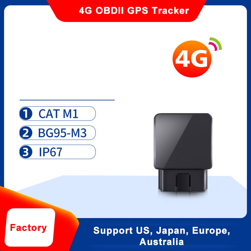 Obd Gps Tracker 4G Odb Obd2 Ii Lte Catm1 Low Cost Tracking Device