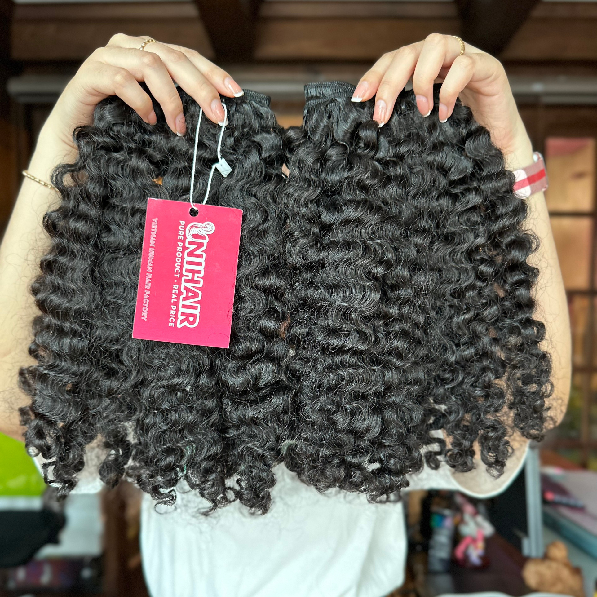 Hot Texture Cuticle Aligned Natural Hair Weft Raw Burmese Curly 8-30 inches Unprocessed Human Hair