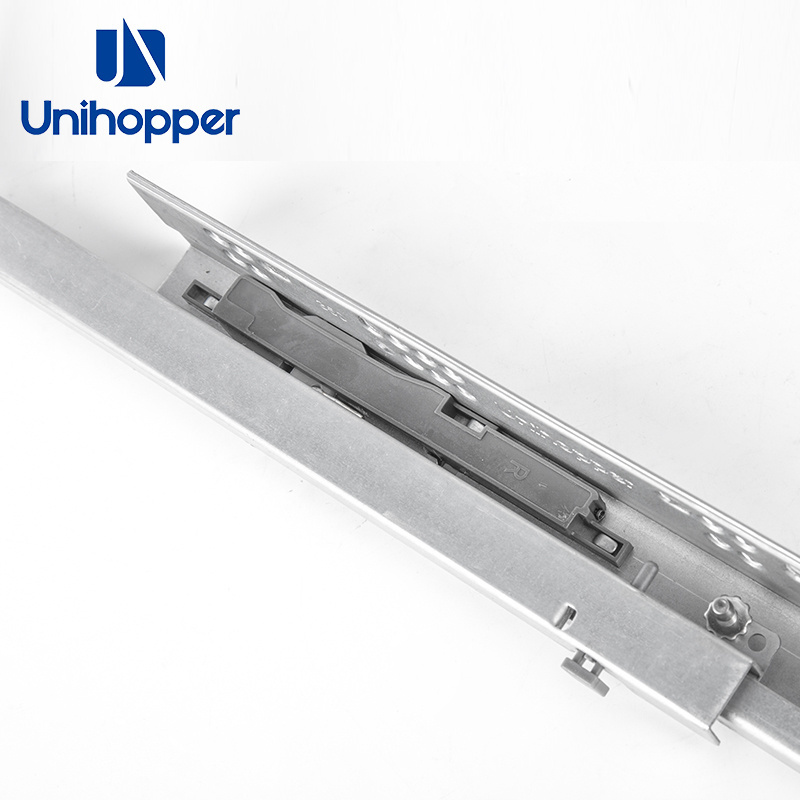 UNIHOPPER Cabinet Drawer Slides Rail Single Extension Drawer Runner Push To Open Concealed Drawer Slide