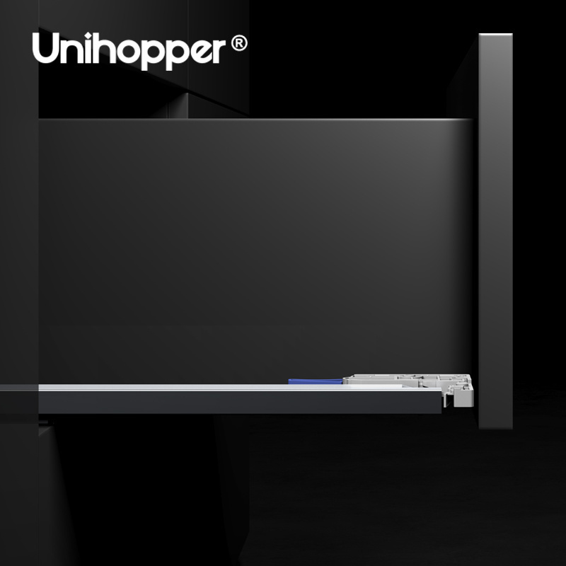 Unihopper 3 Fold Channel 3D Adjustable Hidden Telescopic Rails Soft Close Undermount Concealed Drawer Slide